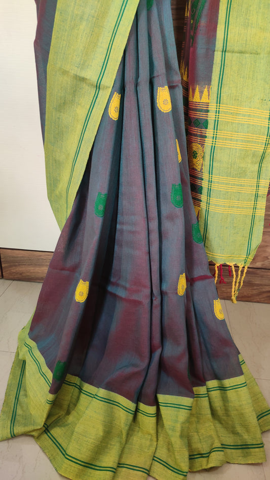 Vaidehi – Mayur Pankhi Rich Cotton Handloom Saree