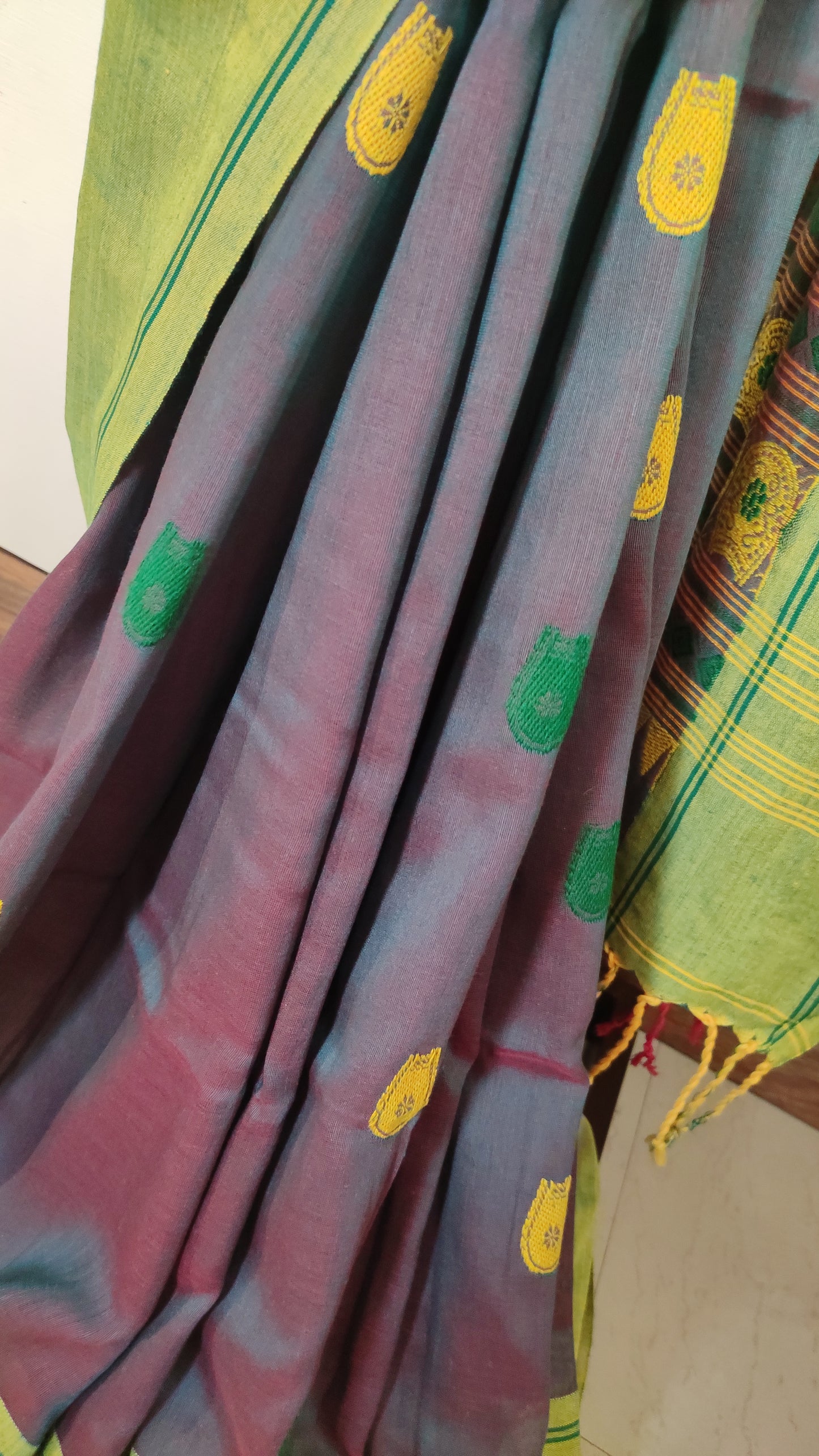 Vaidehi – Mayur Pankhi Rich Cotton Handloom Saree