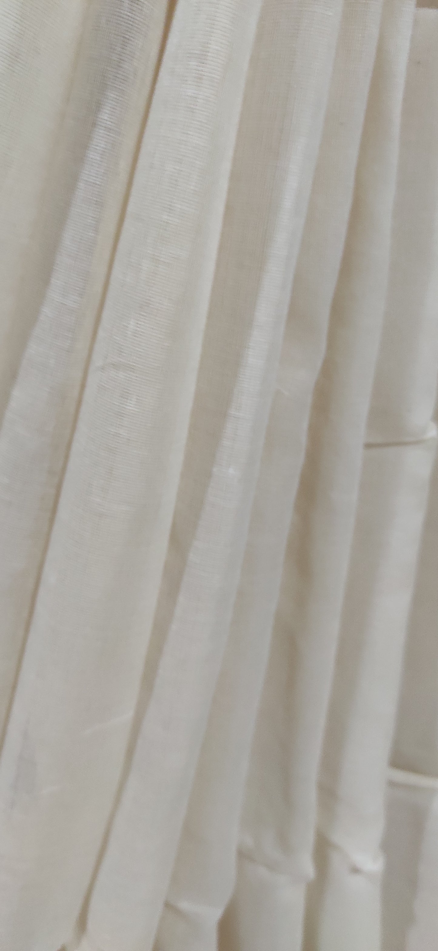 Shubhra – Ivory Red Soft Cotton Saree