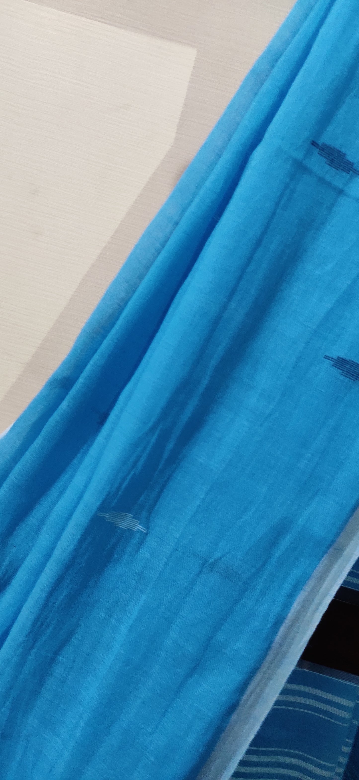Varnika – Neel Dhara Pure Muslin Cotton handloom Jamdani