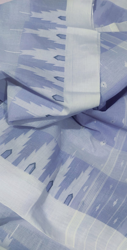 Saanvi – Lavender Tant Jamdani Saree