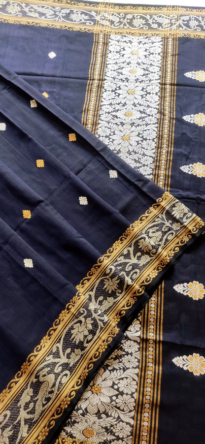 Aarika – Royal Navy Rich Cotton Saree