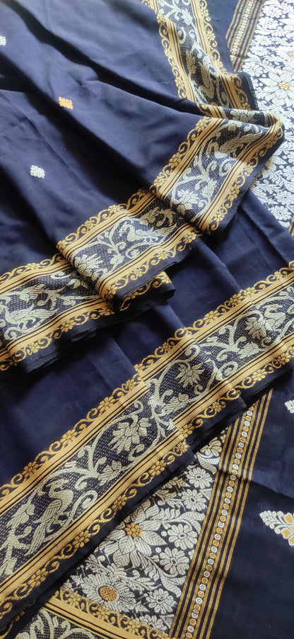 Aarika – Royal Navy Rich Cotton Saree