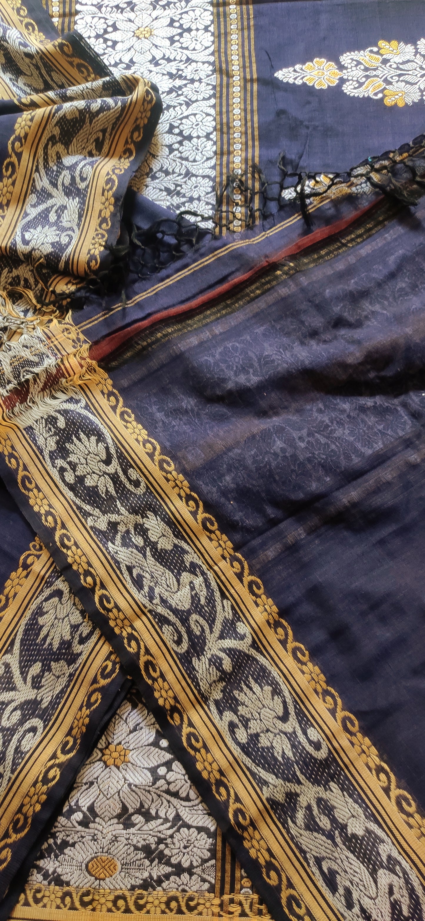 Aarika – Royal Navy Rich Cotton Saree