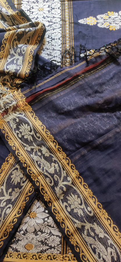 Aarika – Royal Navy Rich Cotton Saree