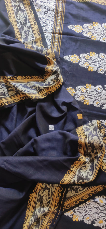 Aarika – Royal Navy Rich Cotton Saree