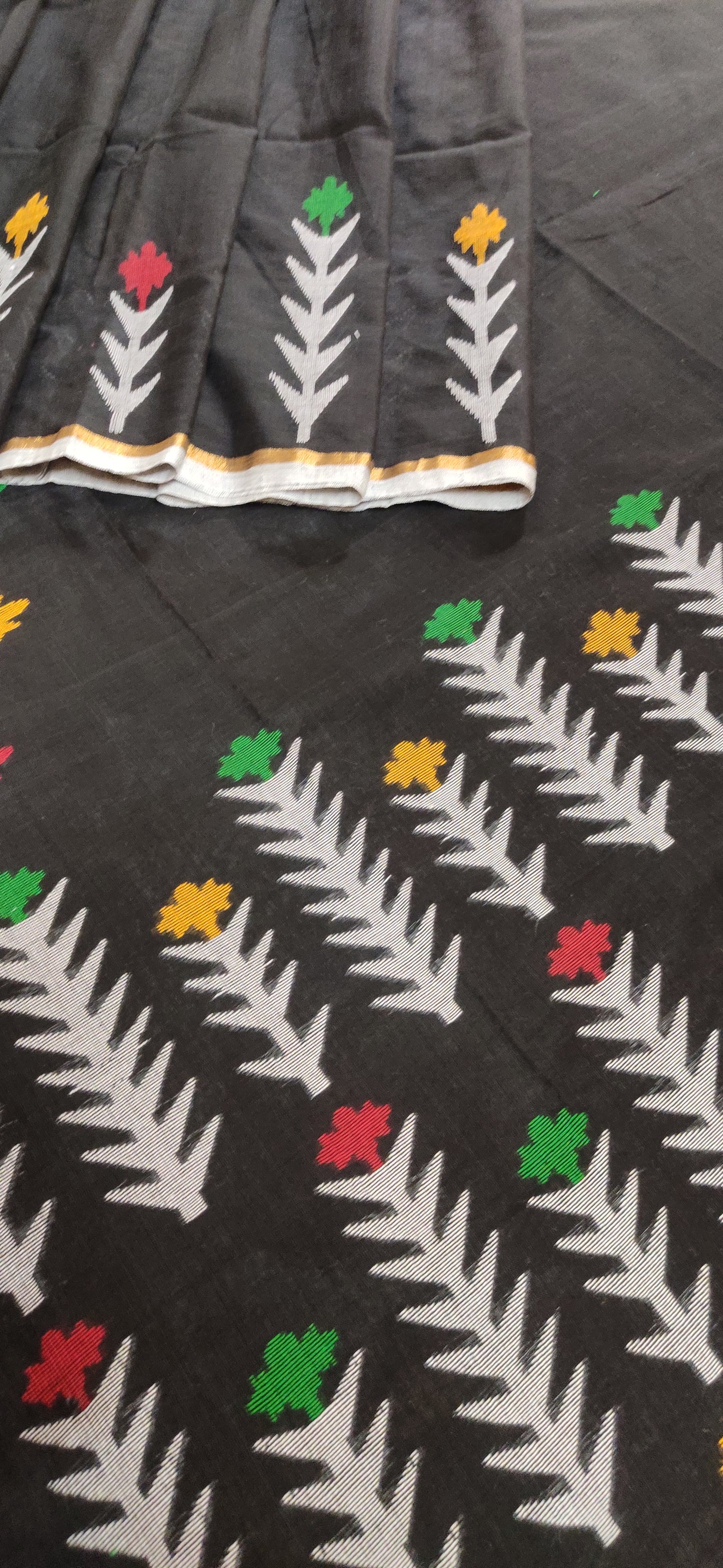 Mrinal – Black Dhan Siri Cotton Saree