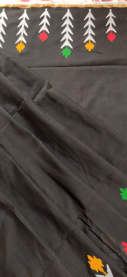 Mrinal – Black Dhan Siri Cotton Saree
