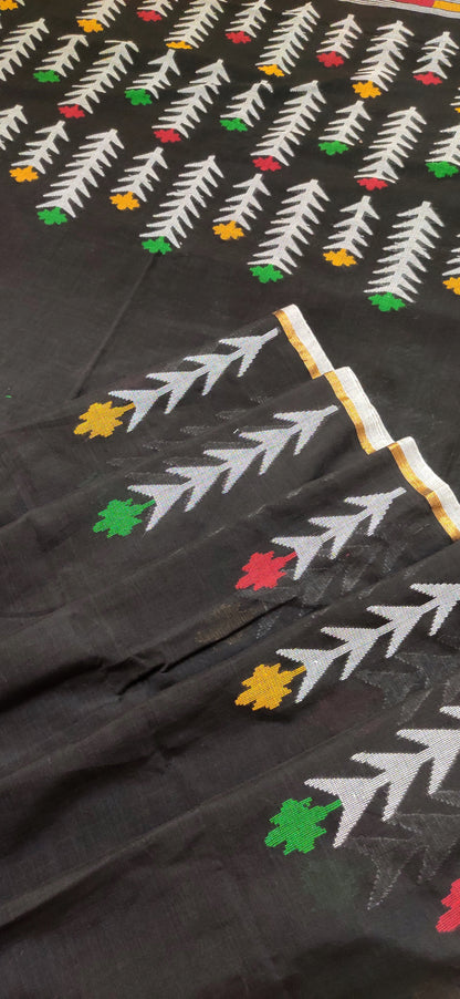 Mrinal – Black Dhan Siri Cotton Saree
