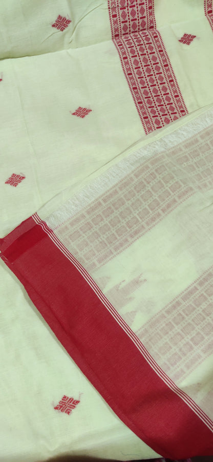 Vasudha - lemonish White