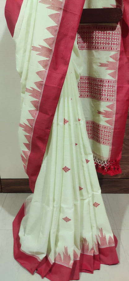 Vasudha - lemonish White