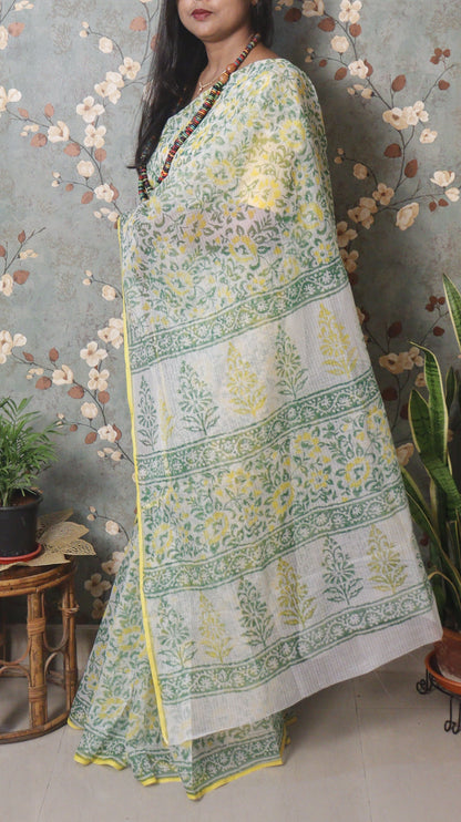 Vanika – Meadow Yellow Block Print