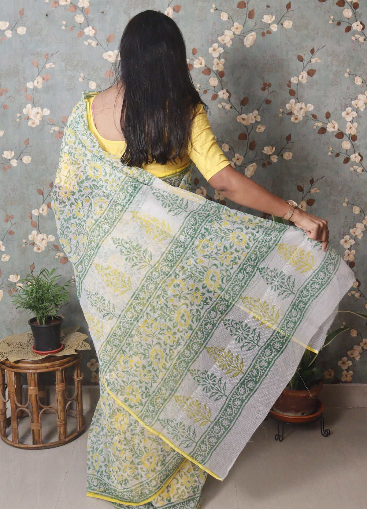 Vanika – Meadow Yellow Block Print