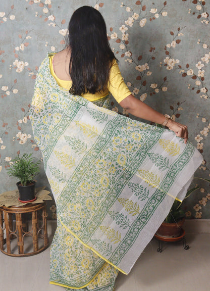 Vanika – Meadow Yellow Block Print