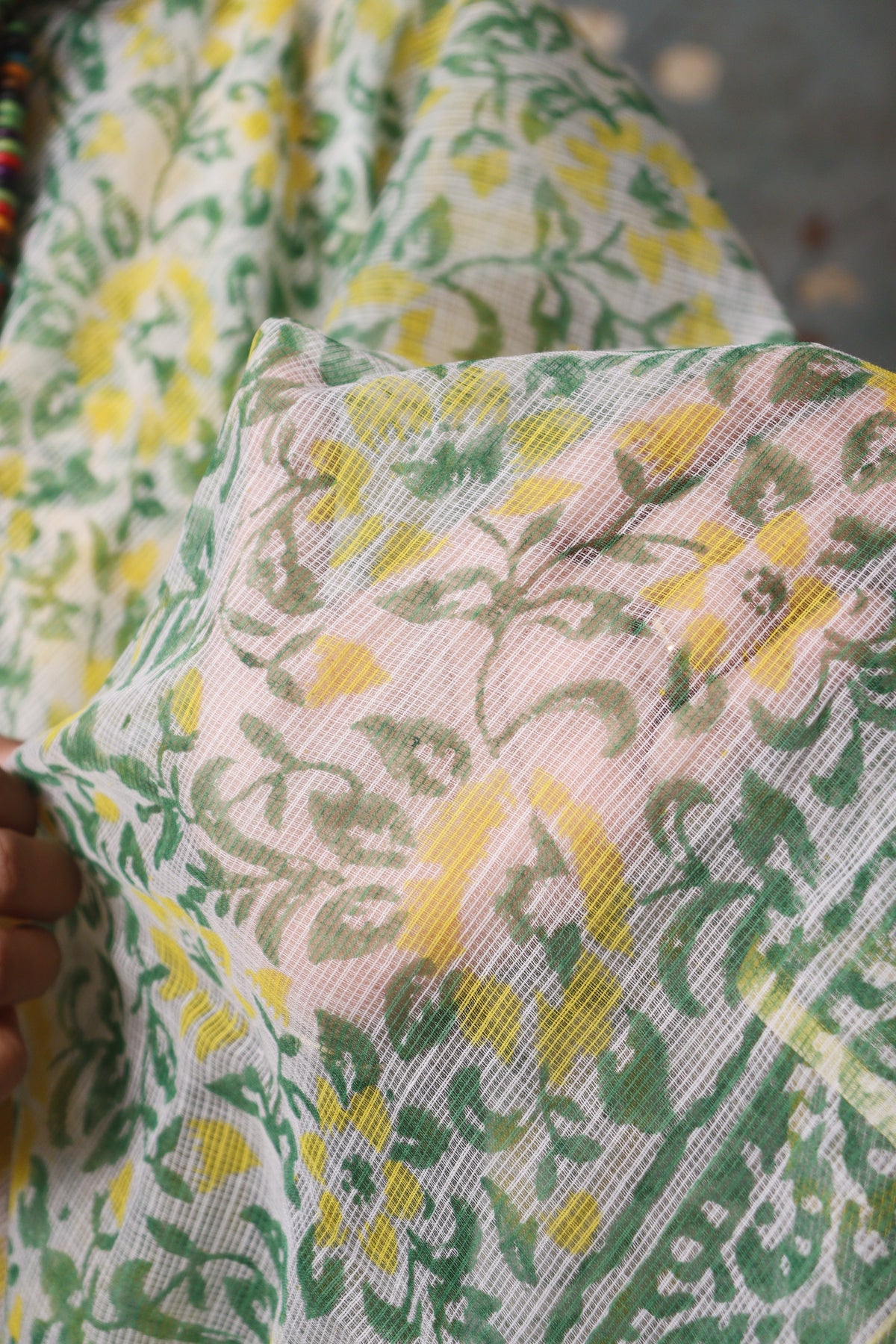 Vanika – Meadow Yellow Block Print