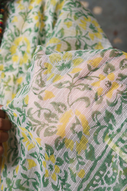 Vanika – Meadow Yellow Block Print