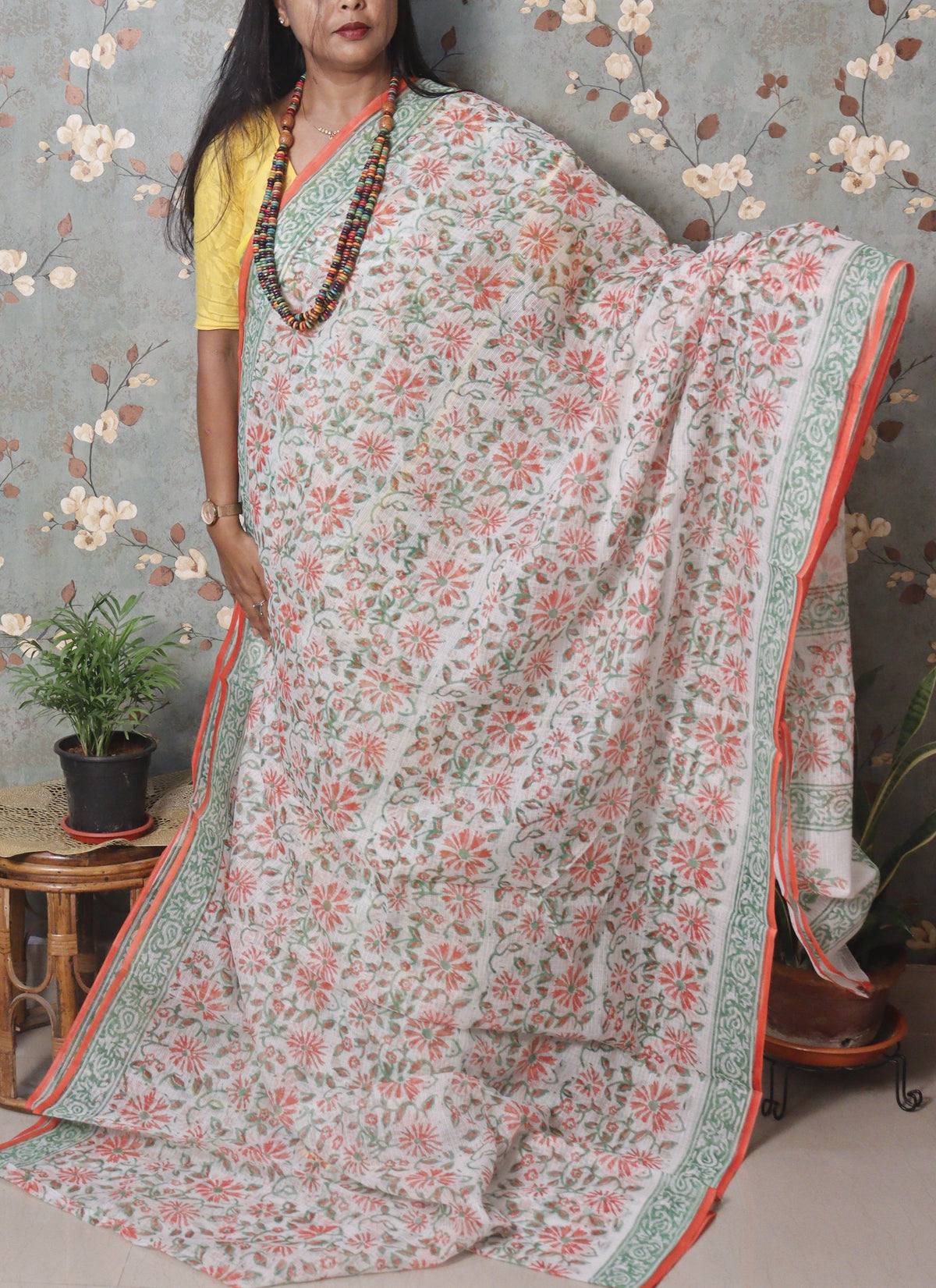 Vanika – Coral Garden Block Print