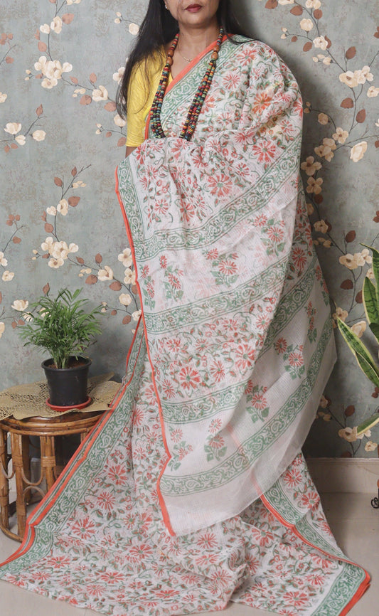 Vanika – Coral Garden Block Print