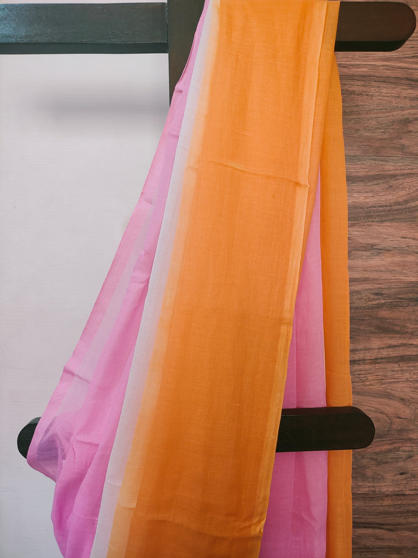 Three Shaded Mul Cotton Saree