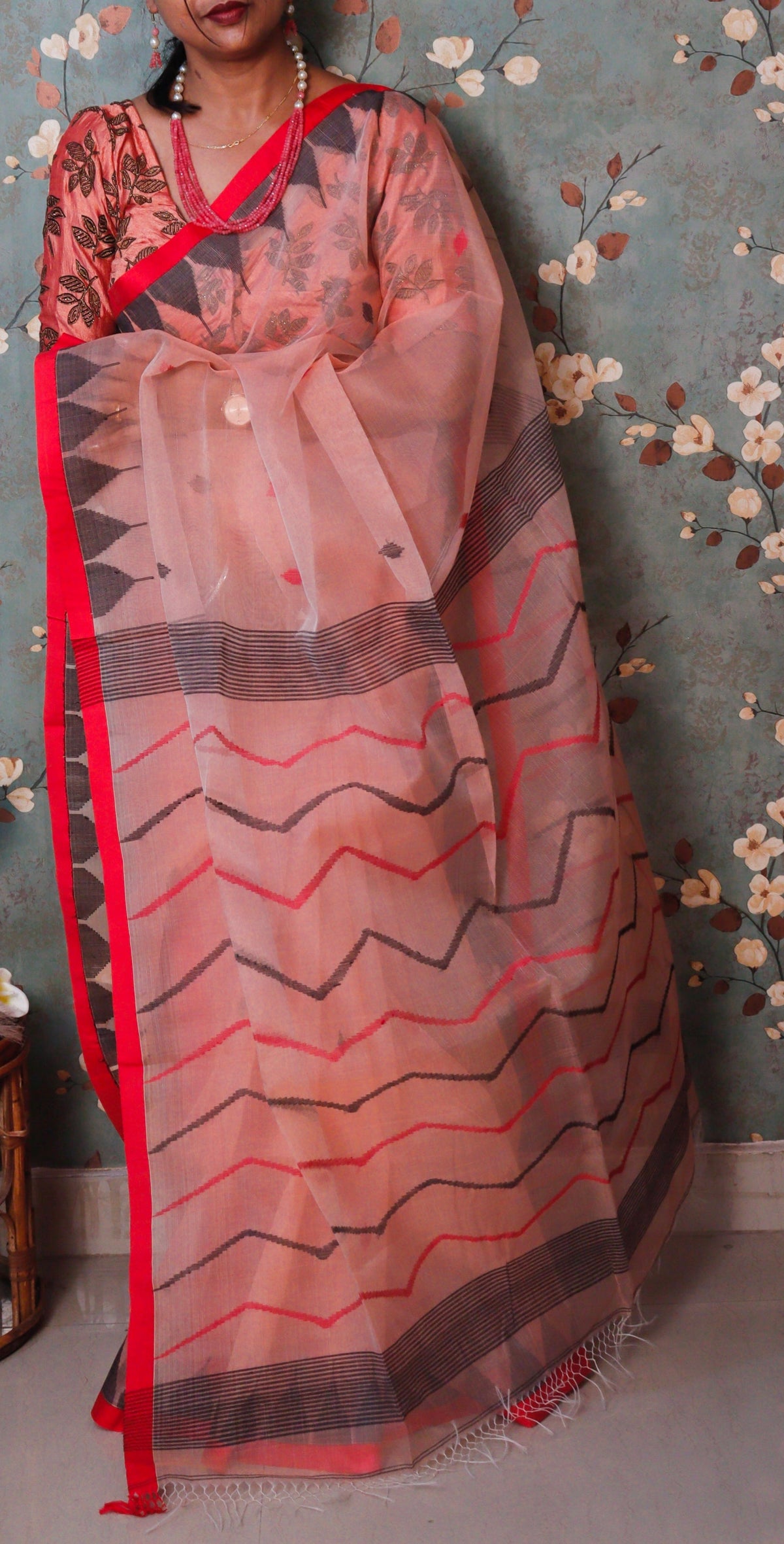 Devalika – Peach Vermilion