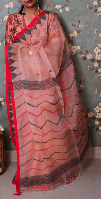 Devalika – Peach Vermilion